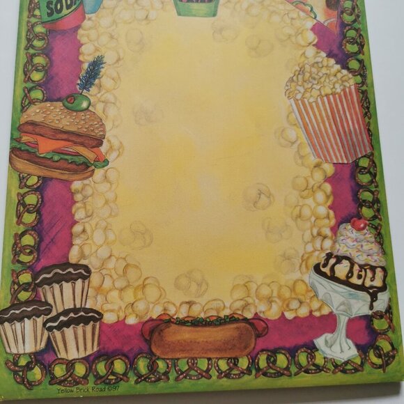 Paper Wiz Sealed Stationery Snack Food Junk Popcorn Ice Cream Fries Paper Pad - Picture 5 of 5